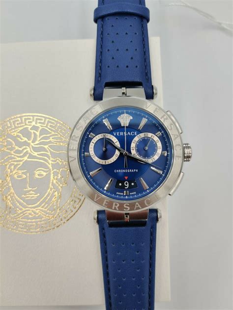 versace ve1d01220|Versace AION Blue Men's Watch .